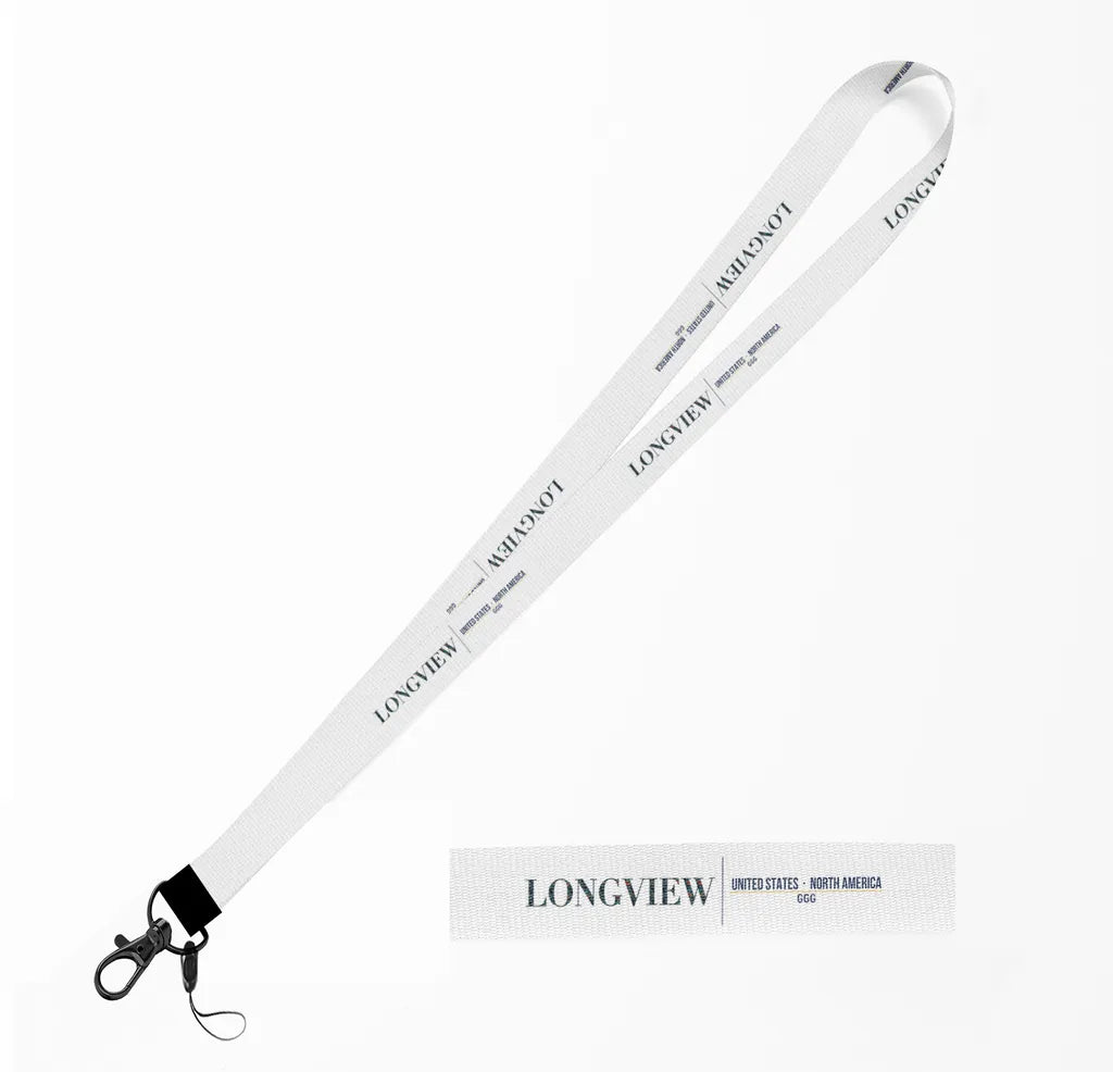 Longview City Series lanyard - white