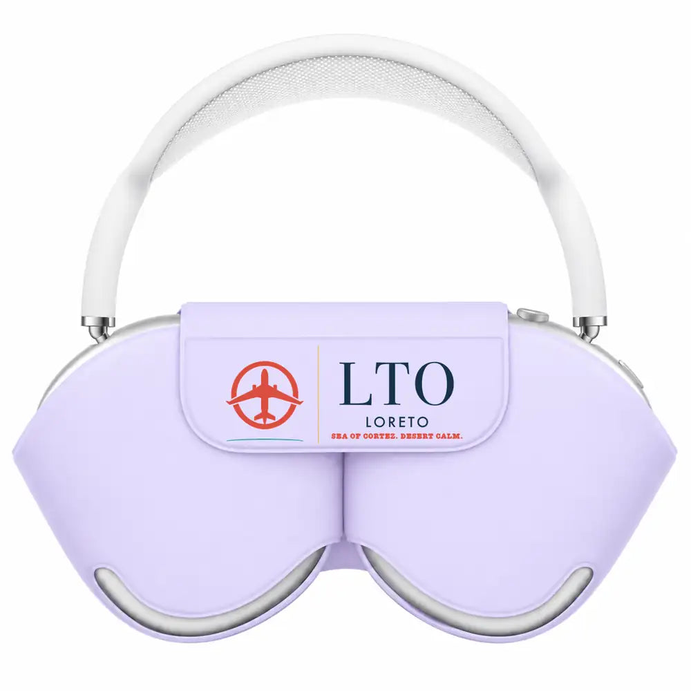 Loreto International Airport (LTO) AirPods Max Cases - Light Purple