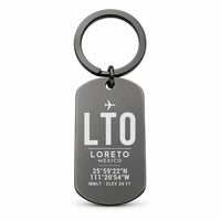 Thumbnail for Loreto International Airport LTO - Key Chain - Original Design - Black