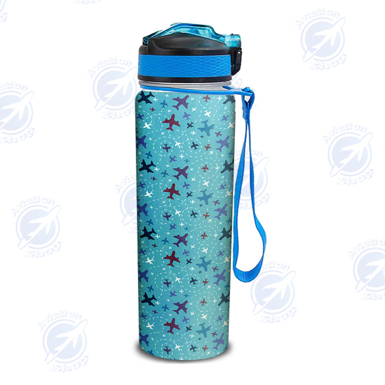 Love of Travel with Aircraft Designed Sports Kettles