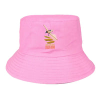 Thumbnail for Low And Level Fields Ahead summer hat - light pink