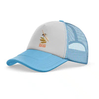 Thumbnail for Low And Level Fields Ahead trucker cap - light blue
