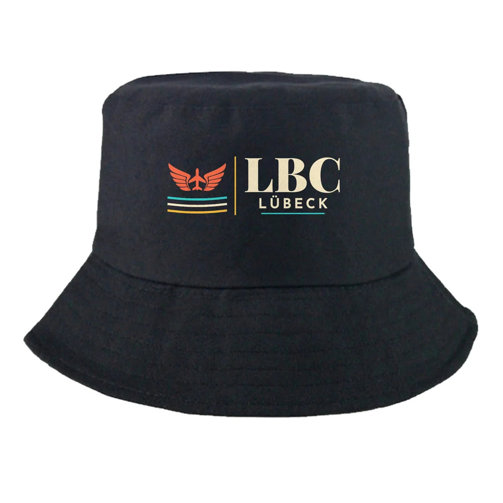 Lübeck Blankensee Airport (LBC) summer hat - black