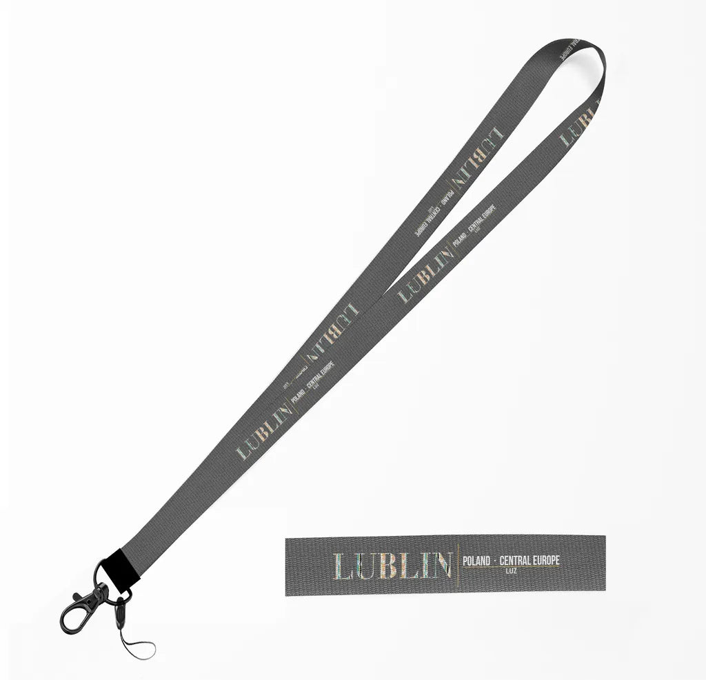 Lublin City Series lanyard - gray