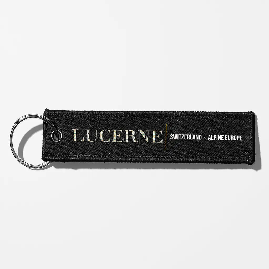 Lucerne City Series Aviator Key Chains - Black