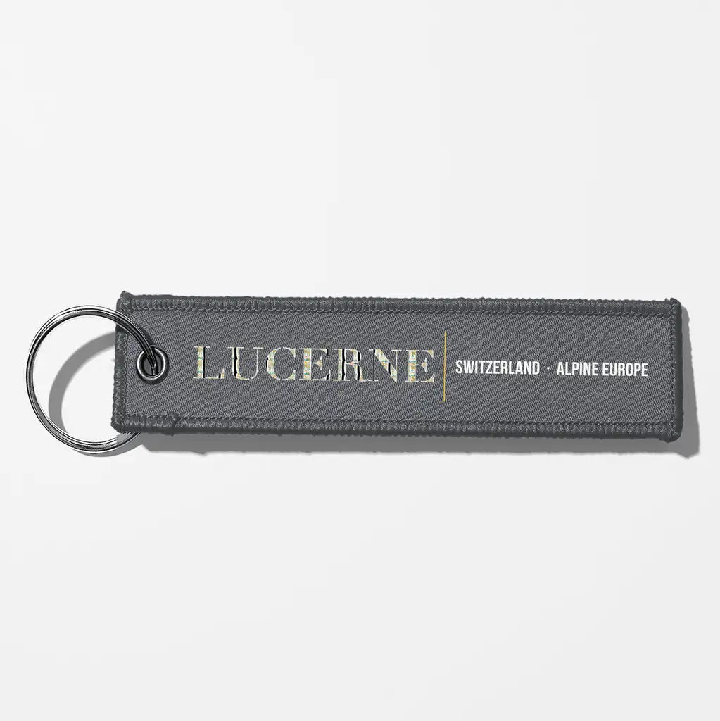 Lucerne City Series Aviator Key Chains - Gray