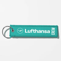 Thumbnail for Lufthansa Crew & Staff Tag Key Chains - Turquoise - Crew