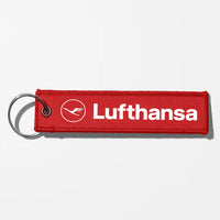 Thumbnail for Lufthansa Crew & Staff Tag Key Chains - Red