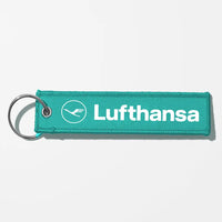 Thumbnail for Lufthansa Crew & Staff Tag Key Chains - Turquoise