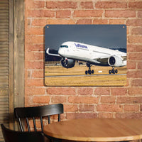Thumbnail for Lufthansa's A350 Printed Metal Sign