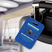 Thumbnail for BRINC Responder Luggage Tag design on blue luggage tag