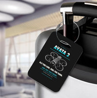 Thumbnail for DJI Avata 2 Luggage Tag design on black luggage tag