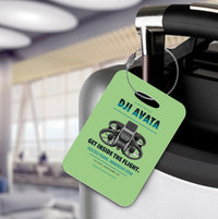 Thumbnail for DJI Avata Luggage Tag design on light green luggage tag