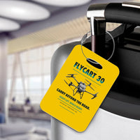 Thumbnail for DJI FlyCart 30 Luggage Tag design on yellow luggage tag