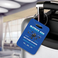 Thumbnail for DJI Matrice 400 Luggage Tag design on blue luggage tag
