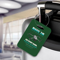 Thumbnail for DJI Mavic 3 Multispectral Luggage Tag design on dark green luggage tag