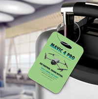 Thumbnail for DJI Mavic 4 Pro Luggage Tag design on light green luggage tag
