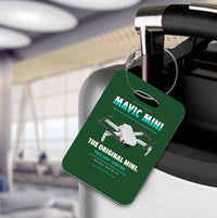 Thumbnail for DJI Mavic Mini Luggage Tag design on dark green luggage tag