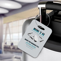 Thumbnail for DJI Mini 2 SE Luggage Tag design on light gray luggage tag