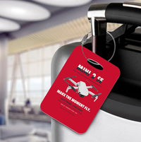 Thumbnail for DJI Mini 2 SE Luggage Tag design on red luggage tag