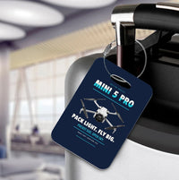 Thumbnail for DJI Mini 5 Pro Luggage Tag design on navy blue luggage tag