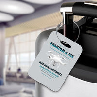 Thumbnail for DJI Phantom 4 RTK Luggage Tag design on light gray luggage tag