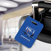 Thumbnail for F2Y-1 SEA DART Luggage Tag design on blue luggage tag