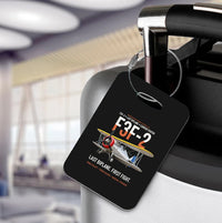 Thumbnail for F3F-2 LAST BIPLANE Luggage Tag design on black luggage tag