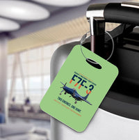 Thumbnail for F7F-3 TIGERCAT Luggage Tag design on light green luggage tag
