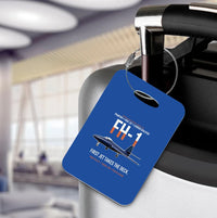Thumbnail for FH-1 PHANTOM Luggage Tag design on blue luggage tag
