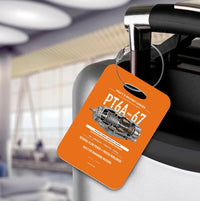 Thumbnail for PT6A-67 Luggage Tag design on orange luggage tag
