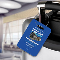 Thumbnail for PW300 Luggage Tag design on blue luggage tag