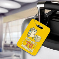 Thumbnail for SIGNAL 271 - Twenty Minutes To Turnaround - Luggage Tag design on yellow luggage tag
