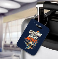 Thumbnail for SIGNAL 661 - Clearance Makes The Night Move - Luggage Tag design on navy blue luggage tag