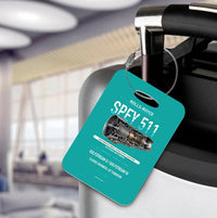 Thumbnail for SPEY 511 Luggage Tag design on turquoise luggage tag