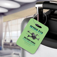 Thumbnail for Skydio X10 Luggage Tag design on light green luggage tag