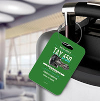 Thumbnail for TAY 650 Luggage Tag design on green luggage tag