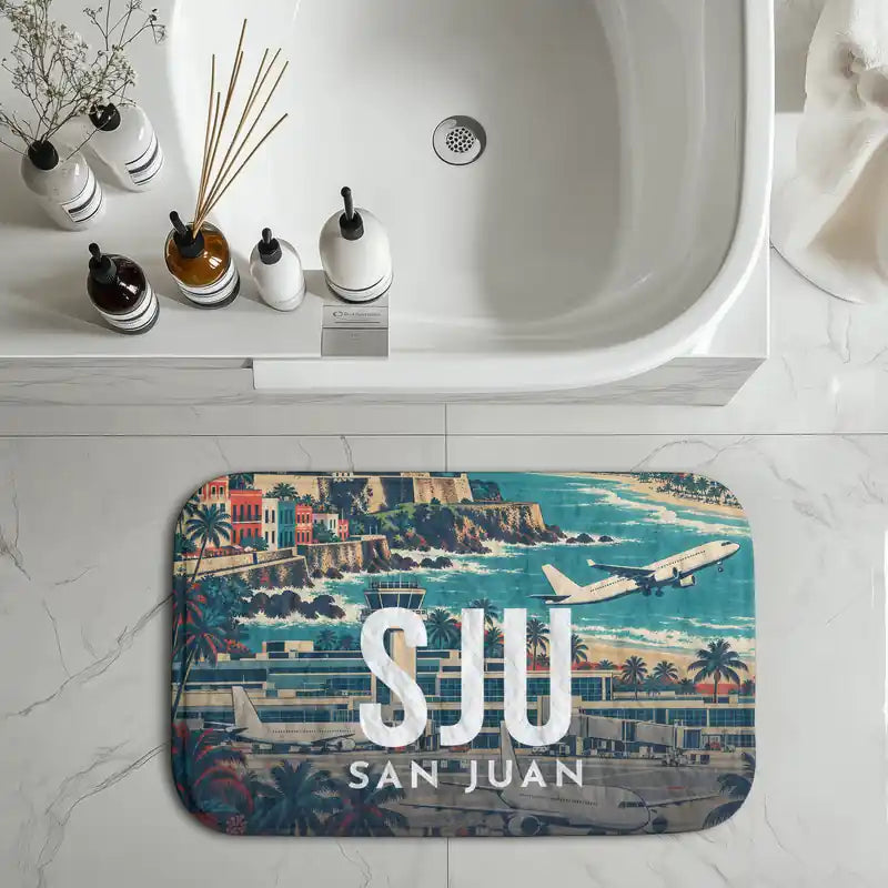 Luis Muñoz Marín International Airport San Juan (SJU) bath mat