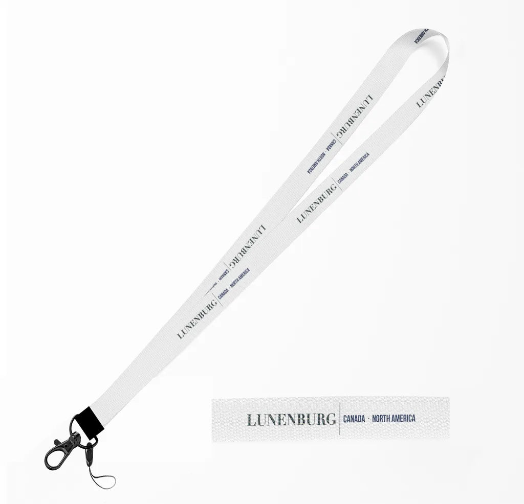 Lunenburg City Series lanyard - white