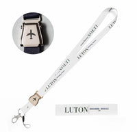 Thumbnail for Luton City Series seat belt lanyard - white