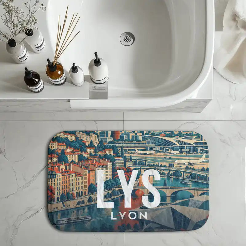 Lyon-Saint Exupéry Airport (LYS) bath mat