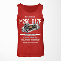 Thumbnail for M250-B17F design on red tank top