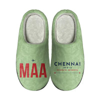 Thumbnail for Chennai International Airport (MAA) Slippers & Flip Flops - Slippers - Cotton - Code - Different - Light Green