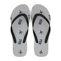 Thumbnail for Chennai International Airport (MAA) Slippers & Flip Flops - Slippers - Flip Flops - Pattern - Light Gray