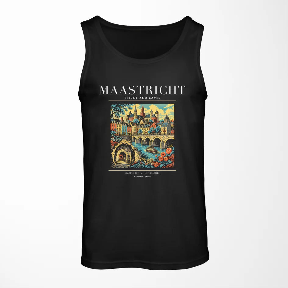MAASTRICHT - Poster - Tank Top - Black