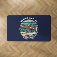 Thumbnail for Adolfo Suarez Madrid-Barajas Airport (MAD) Carpets - Carpet Rectangle - Badge - Dark Blue