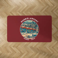 Thumbnail for Adolfo Suarez Madrid-Barajas Airport (MAD) Carpets - Carpet Rectangle - Badge - Dark Red