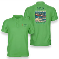 Thumbnail for MAD - Poster - Double-Side Polo - Light Green