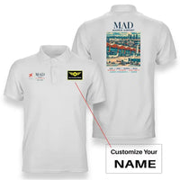 Thumbnail for MAD - Poster - Double-Side Polo - White + Name