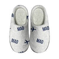 Thumbnail for Adolfo Suarez Madrid-Barajas Airport (MAD) Slippers & Flip Flops - Slippers - Cotton - Pattern - White